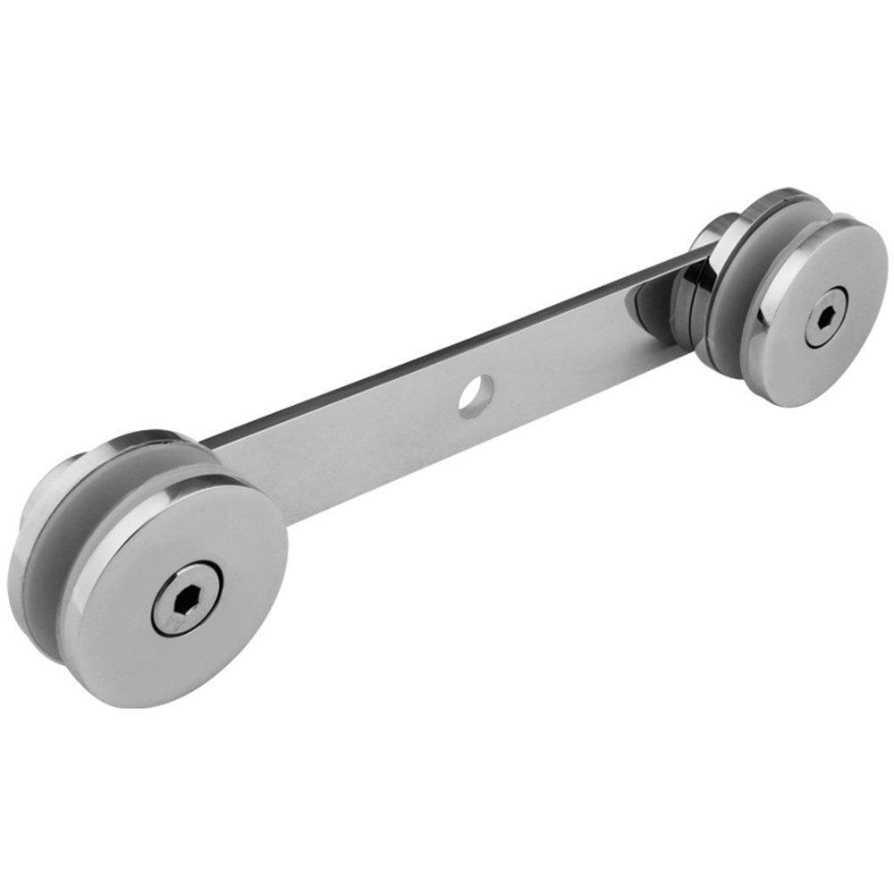 Stainless steel glass clip for handrail