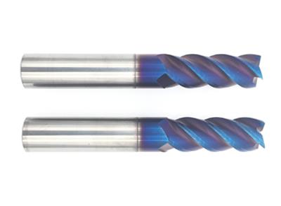 Tungsten Carbide Ball Nose Milling Bits For 65HRC Work Material