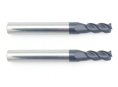 3 Flute Standard Length Carbide Milling Cutters With Helix 45 Degrees