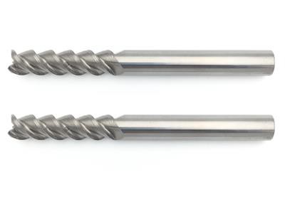 3 Flute Long Shank Uncoated End Milling Tools For Aluminum