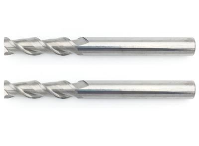 2 Flute Long Type Uncoated End Mill Cutters For Aluminum