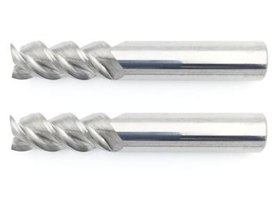 3 Flute Helix 55 Degree Carbide End Mills For Aluminum