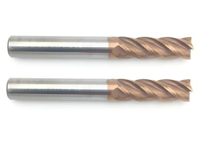 4 FLute Tungsten Carbide End Mills For Stainless Steel