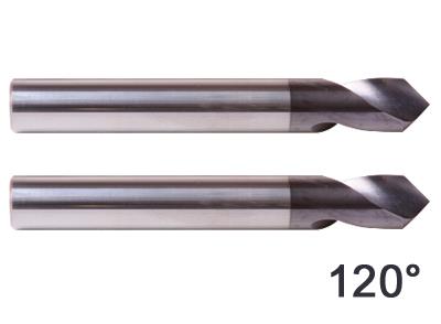 AlTiN Coated Carbide Spot Drills With 120 Degreee Tip Angle