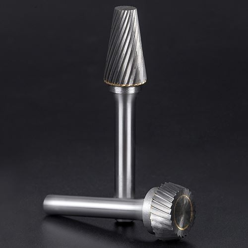 Type S Cone Shape With Flat Head Carbide Burr Milling Tools